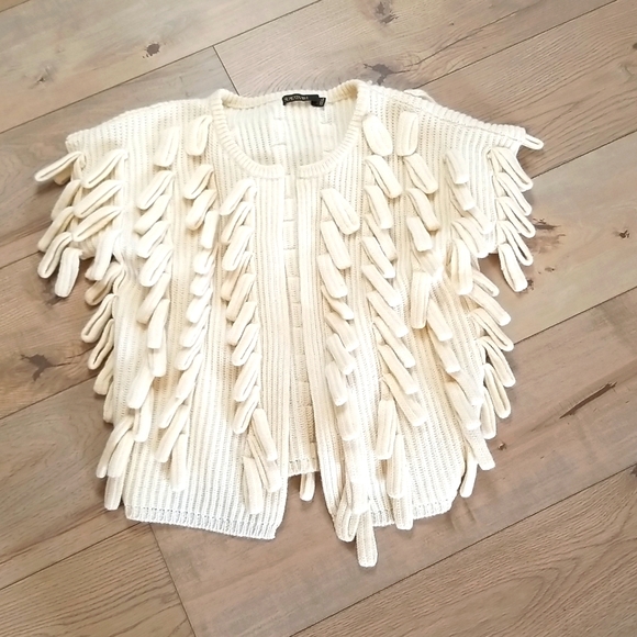 Supertrash Sweaters - - Super trash cuddle shrug popover with cap sleeves